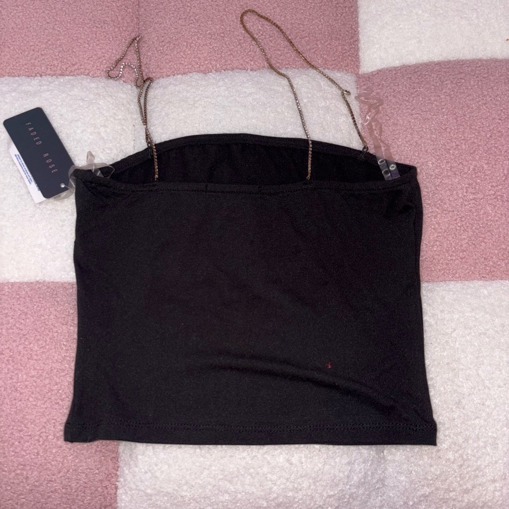 Black Crop Top by [Brand]